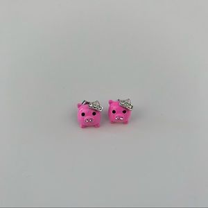 Kids Pig Stud Earrings